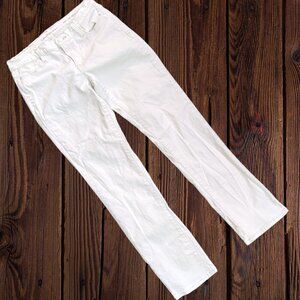 Calvin Klein White Denim Straight Leg Stretch Jeans 8 / 29